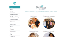 Desktop Screenshot of birthinggently.com